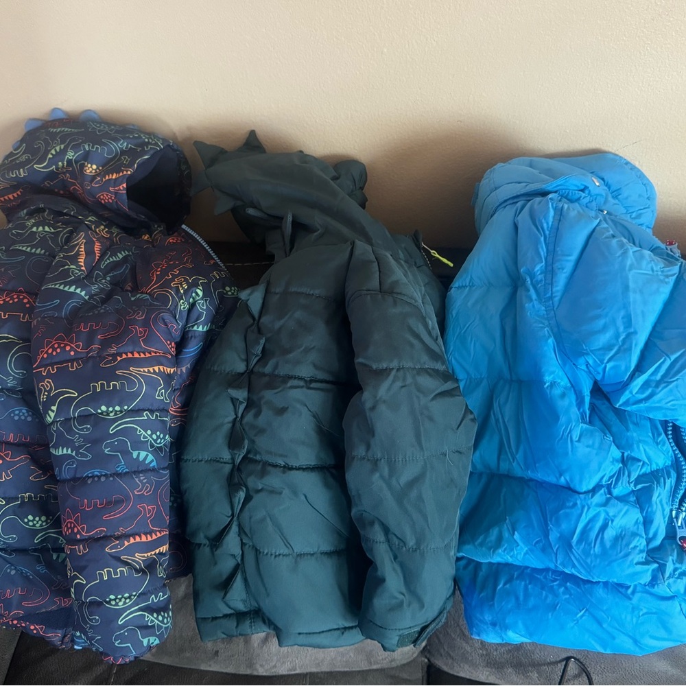 3 boys winter jackets 2T